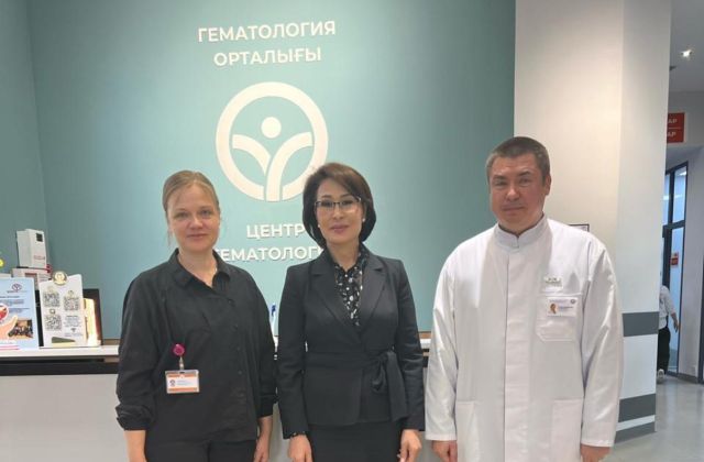 Қазақстан Республикасының Денсаулық сақтау министрі Астанадағы «Гематология орталығына» барды